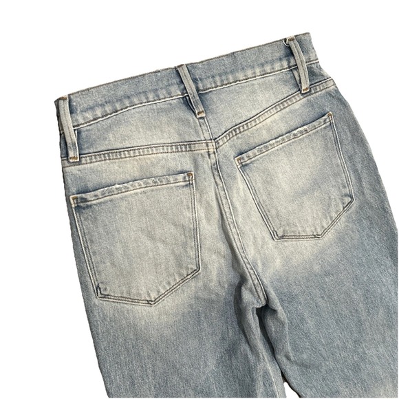 FRAME Elenda Le Sylvie Kick Boot High Rise Size 24 Light Wash Bootcut Denim Jean - Picture 9 of 9